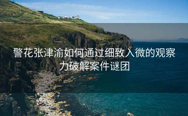 警花张津渝如何通过细致入微的观察力破解案件谜团